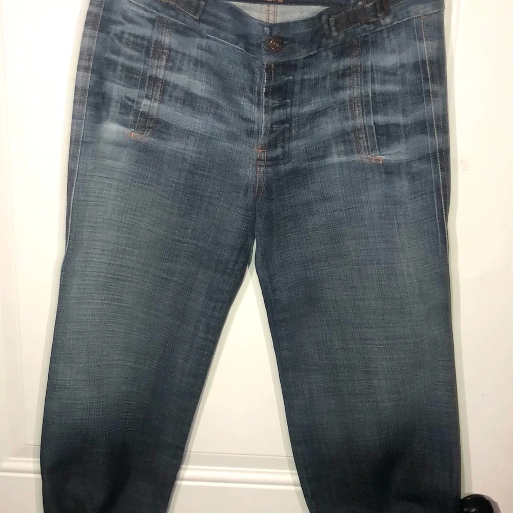 7 For All mankind Women’s Capri Jeans 28 - Picture 8 of 10